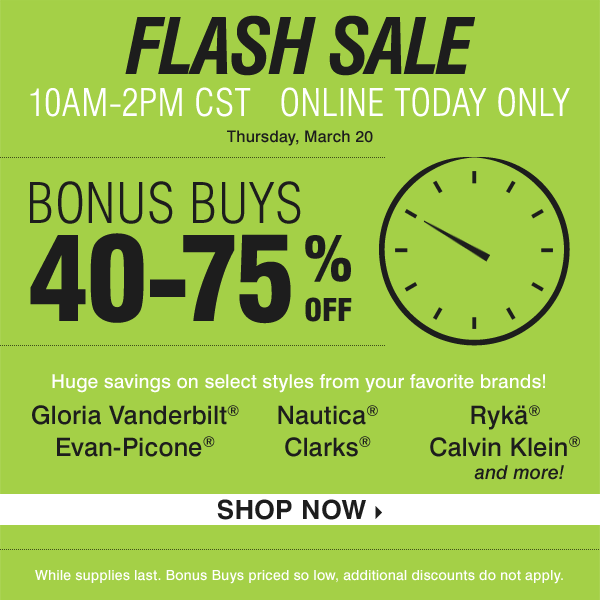 flash sales on ecommerce website