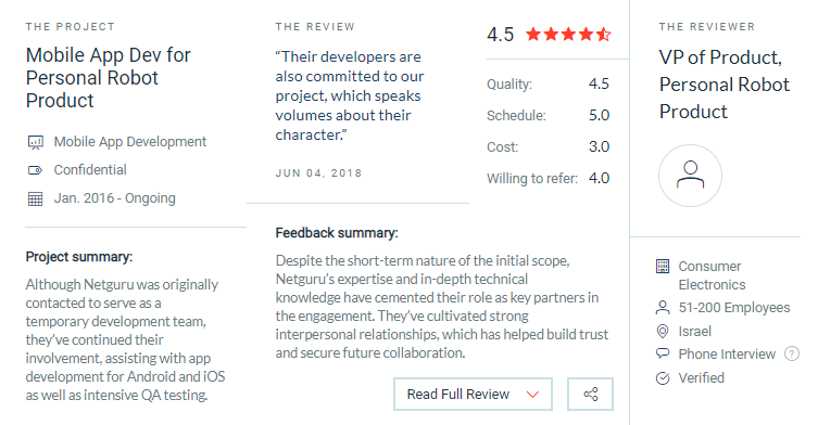 Netguru client reviews