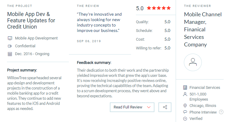 willowtree client reviews