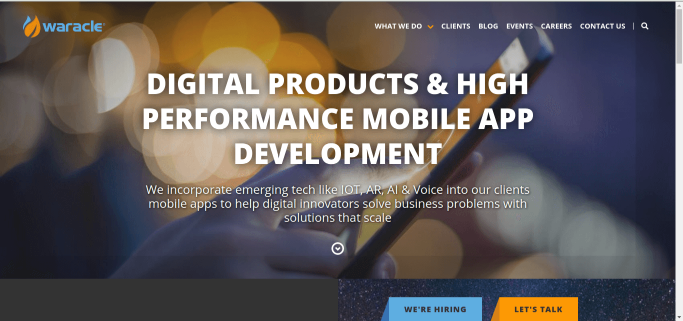 Waracle Mobile App Design and Development