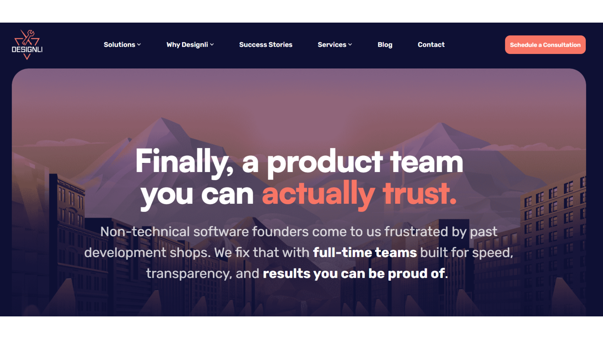designli - website development company