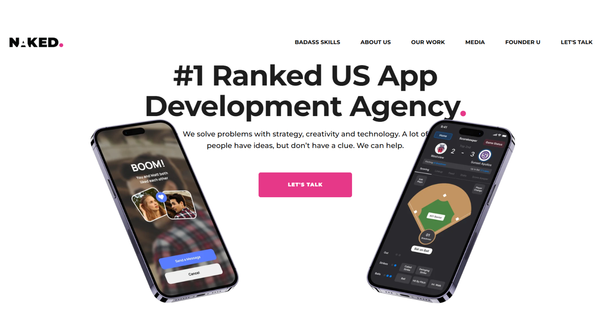 top web development company in us - naked development