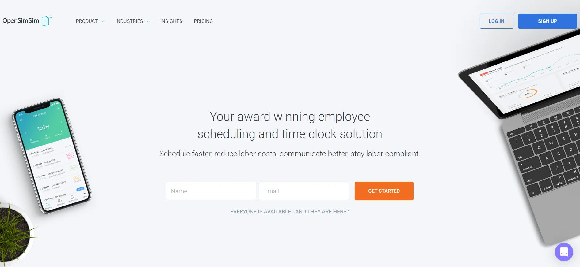 Opensimsim- employee scheduling software