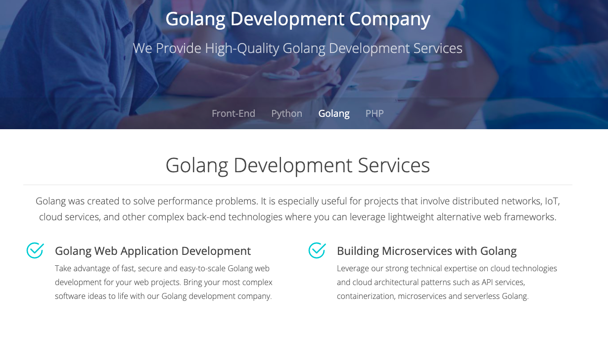 golang development