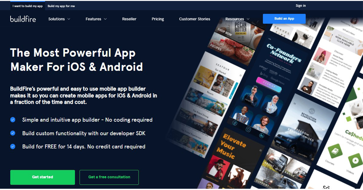 software name mobile app development platform