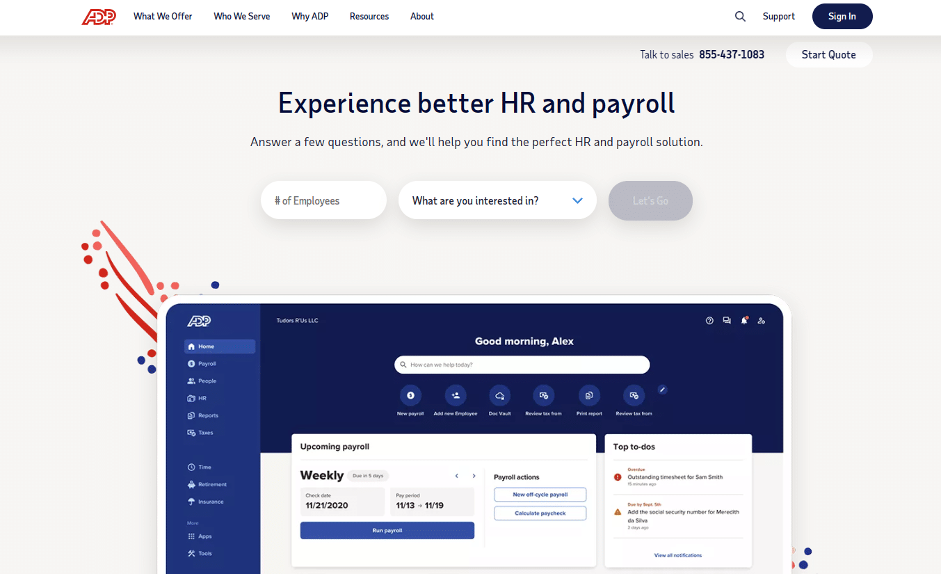 ADP- HR tech company