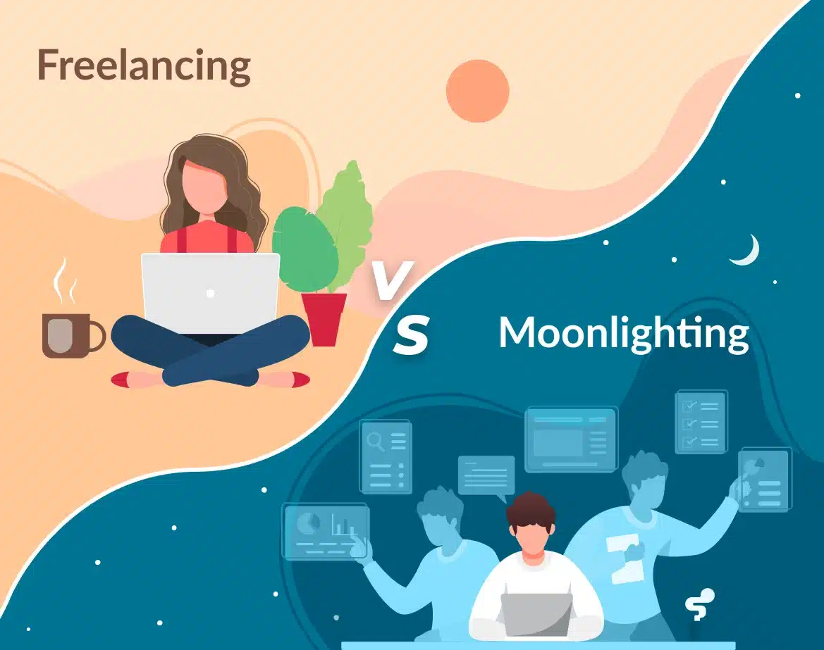 Freelancing vs moonlighting