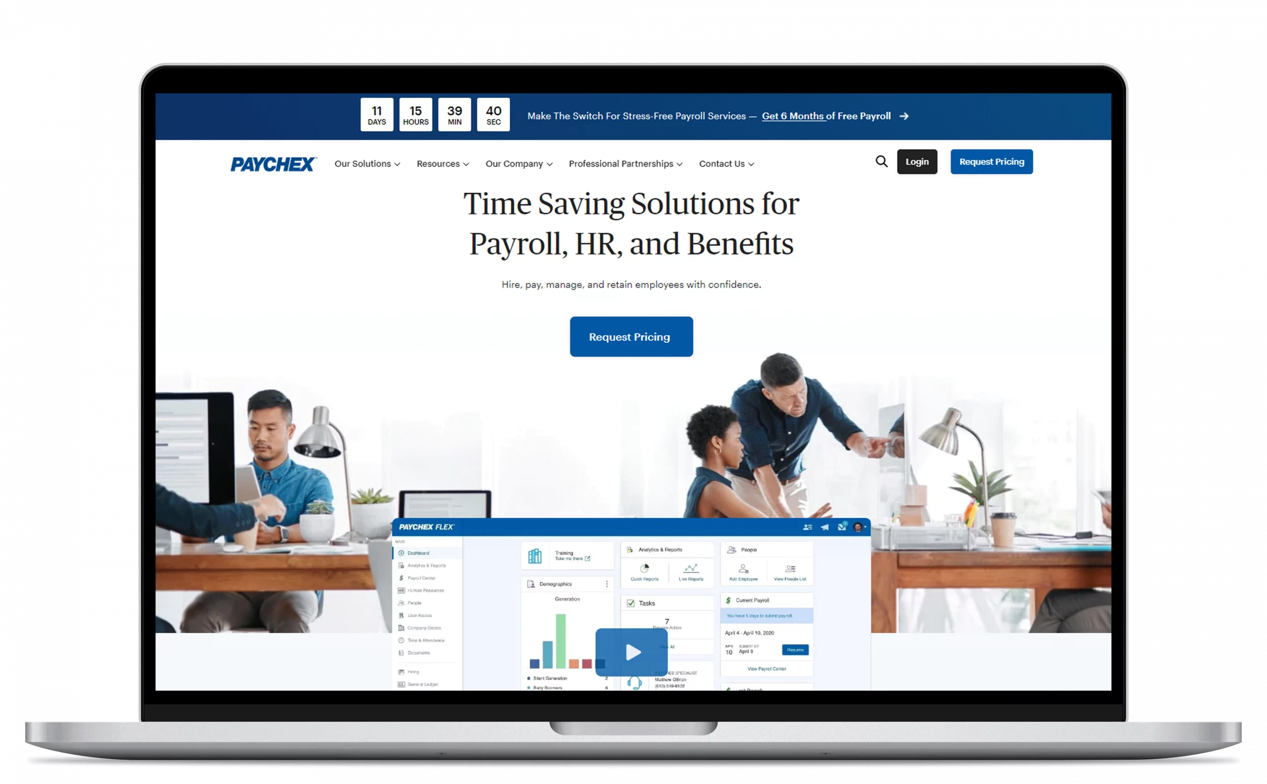 Paychex Flex- HRIS software