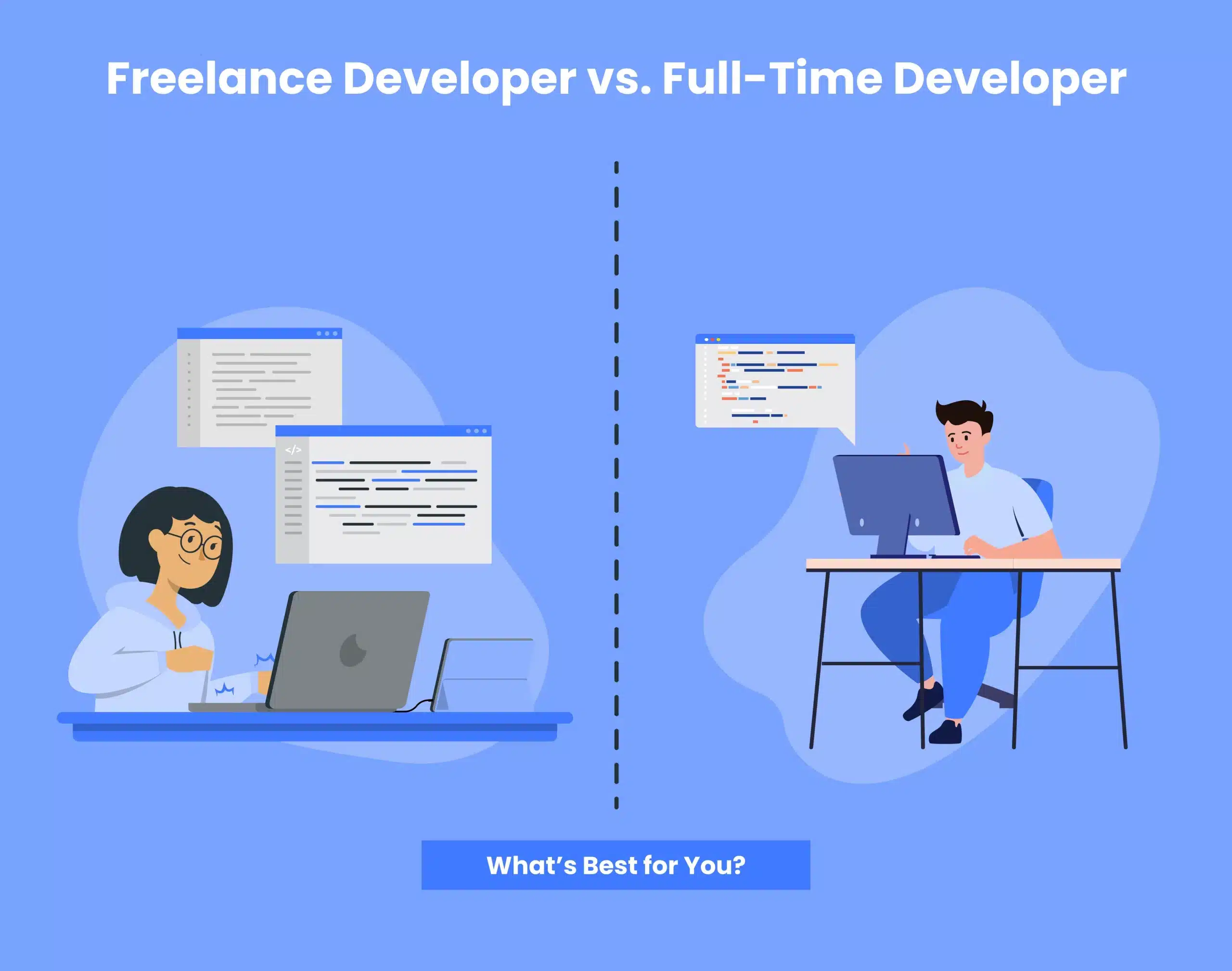Freelance Developer vs. Full-Time Developer