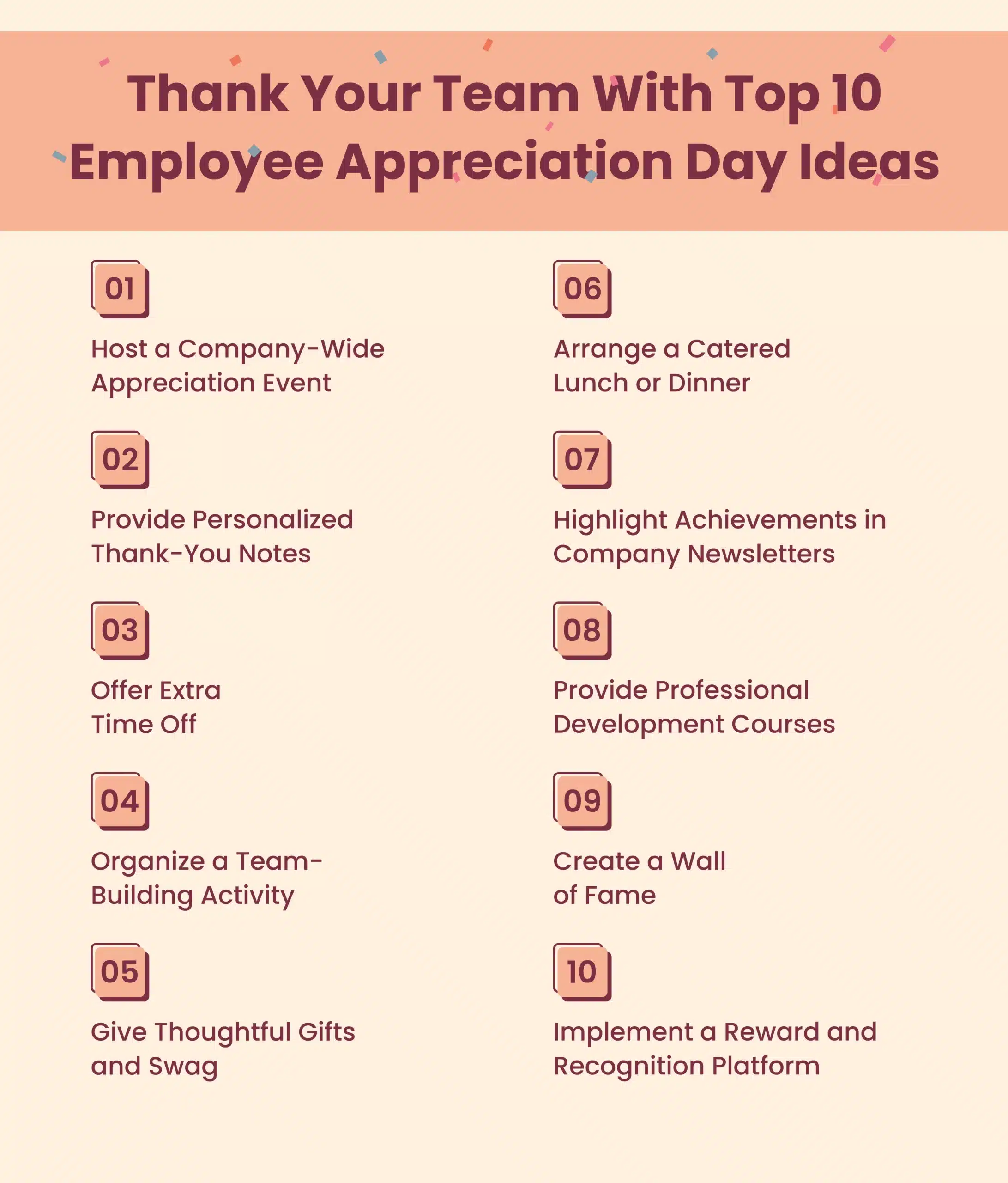 Thank Your Team With Top 10 Employee Appreciation Day Ideas