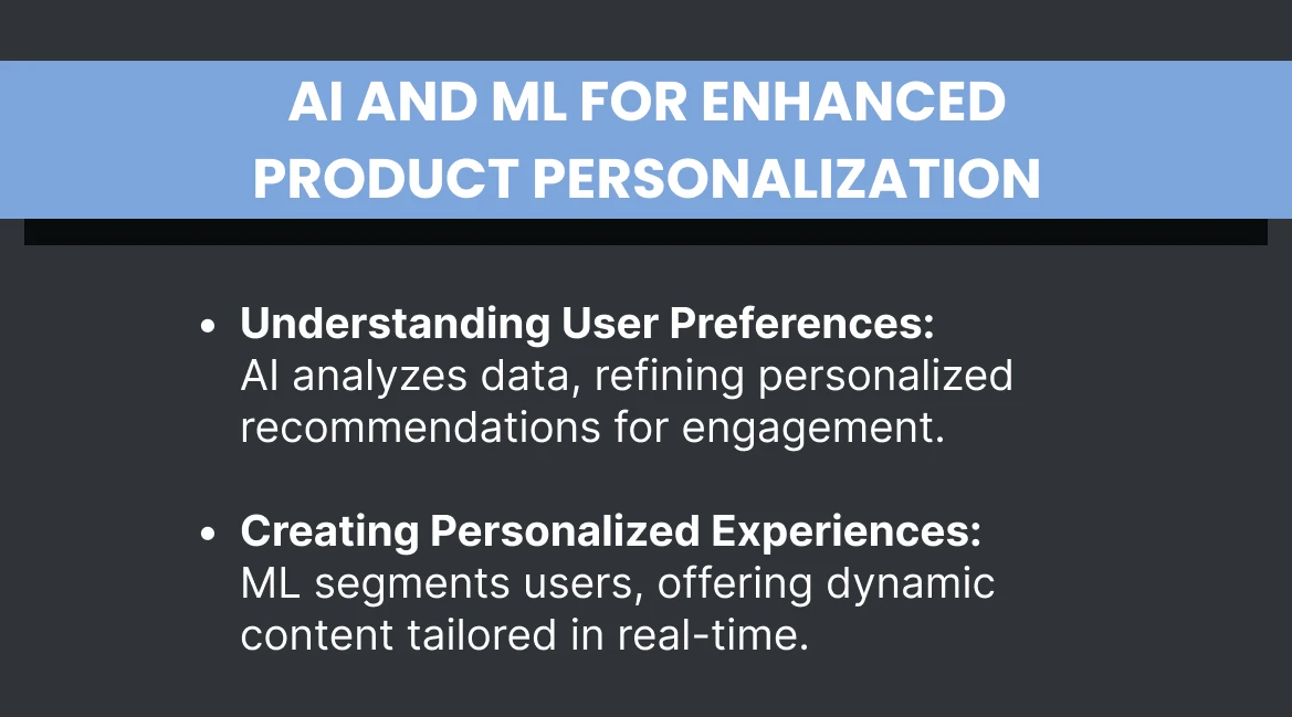 AI and ML for Enhanced Product Personalization