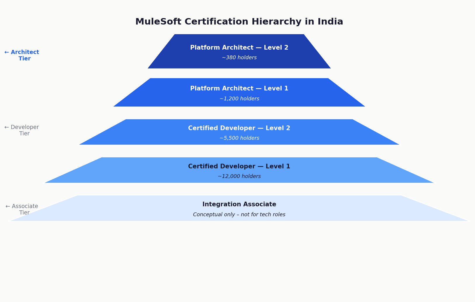MuleSoft certification levels India