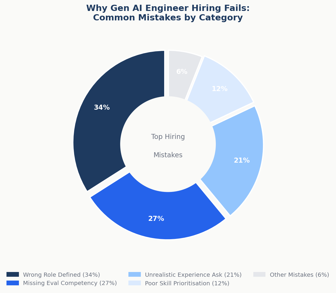 Common Gen AI engineer hiring mistakes breakdown