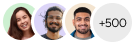 500+ developers